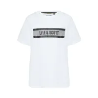 Чоловіча футболка Lyle & Scott STRIPE LOGO GRAPHIC T-SHIRT