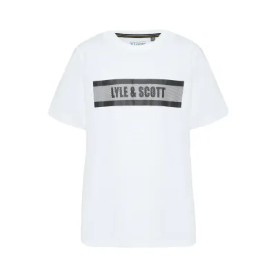 Чоловіча футболка Lyle & Scott STRIPE LOGO GRAPHIC T-SHIRT