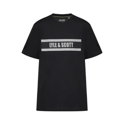 Чоловіча футболка Lyle & Scott STRIPE LOGO GRAPHIC T-SHIRT
